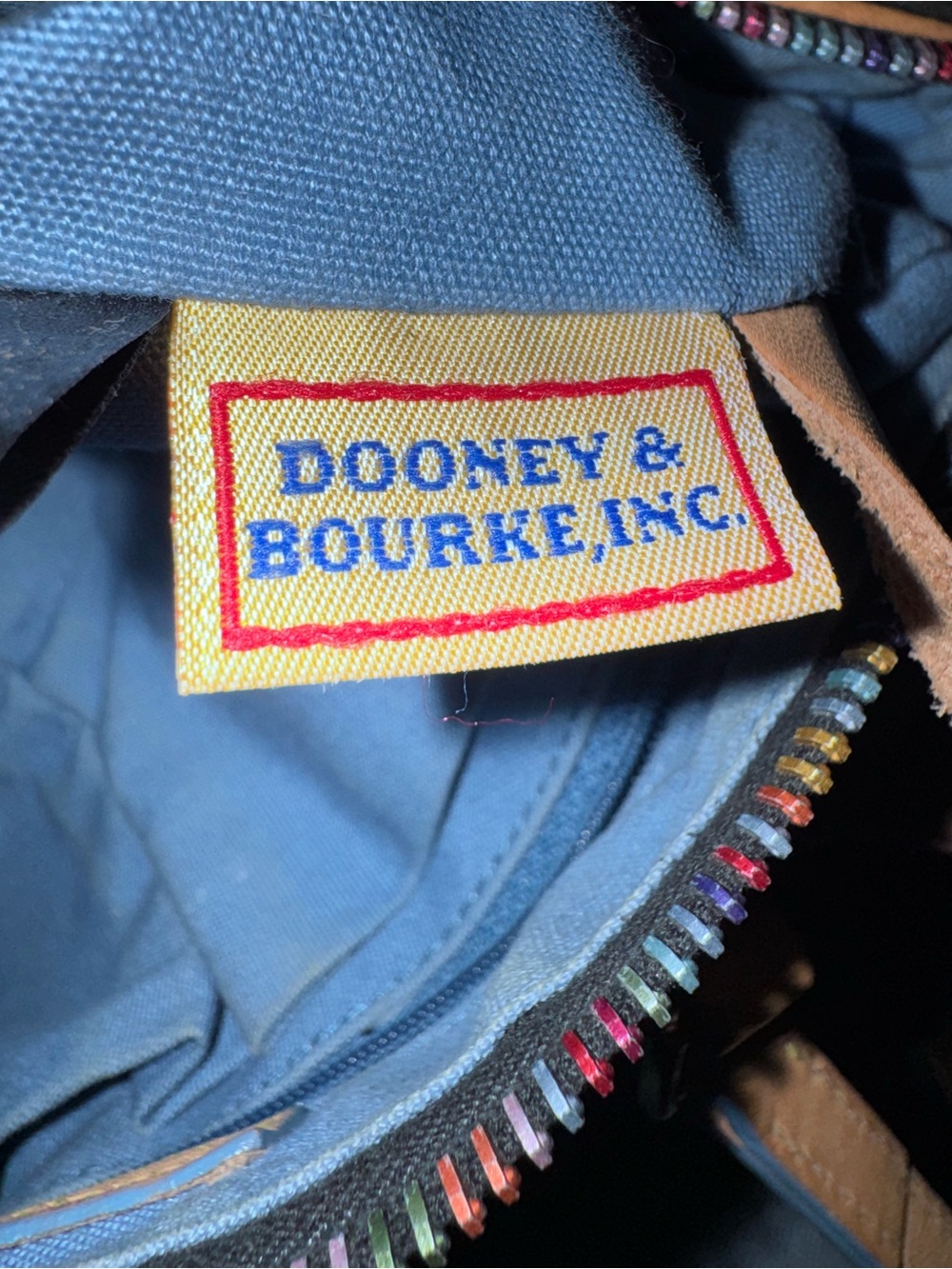 Dooney & Bourke Multicolor DB Monogram Bowler Shoulder Bag Heart Charm - Picture 2 of 15